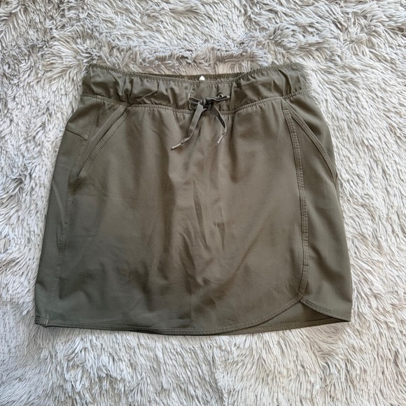 RBX Pants - RBX Active Skort Women Small Olive Green Drawstring Athletic Skirt Pocket
